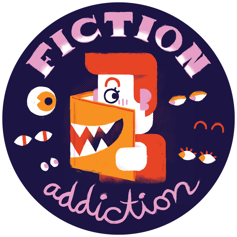 OwlCrate Jr. - "Fiction Addiction" Button Design
